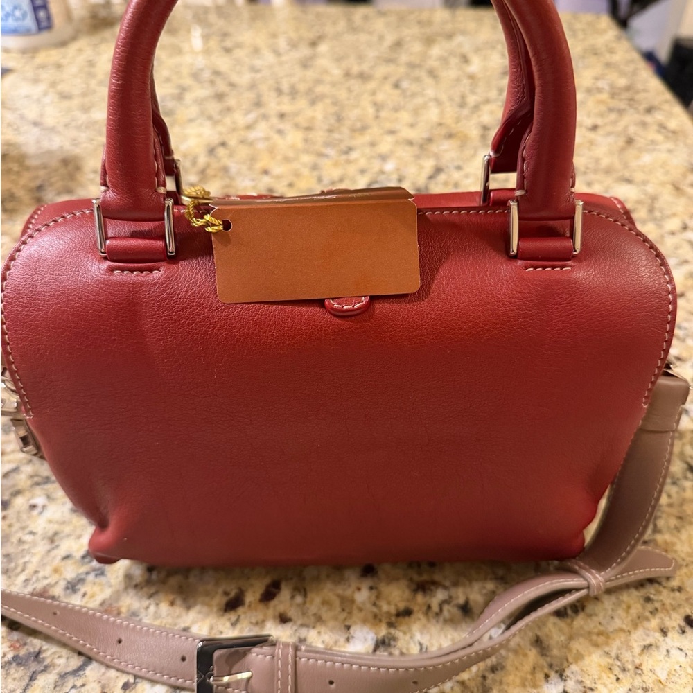 Loro Piana Red Leather Women's Bag - Picture 2 of 8
